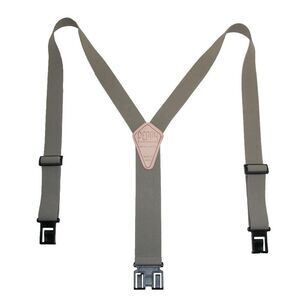 Perry Suspenders Men's Elastic 1.5 Inch Wide Hook End Suspenders